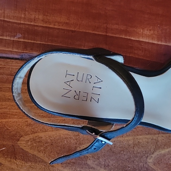 Naturalizer Black Block Heel Sandals - Picture 10 of 11